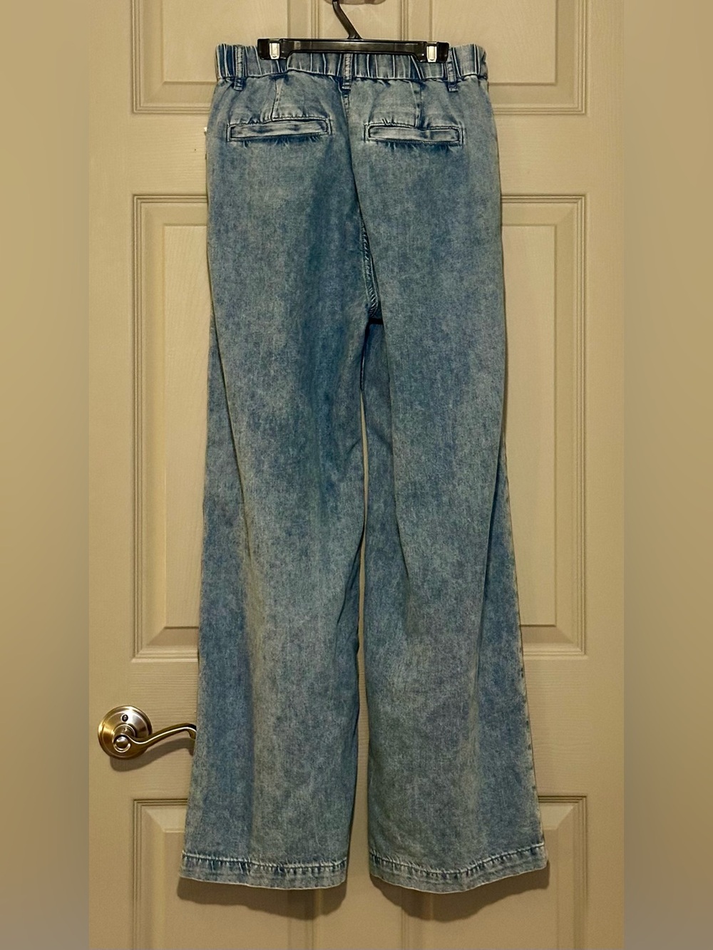 GAP BNWT 365 High Rise UltraSoft Pleated Denim Trousers - Size 6 - Picture 8 of 11